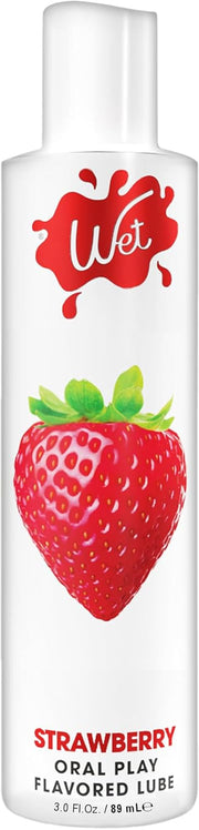 Wet Sexy Strawberry Premium Flavored Edible Lube for Men, Women