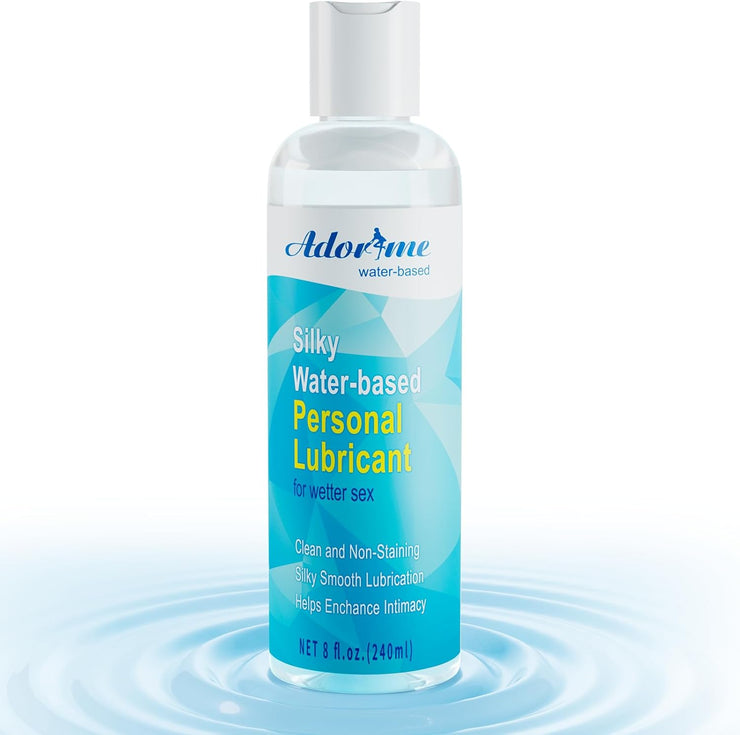 Water Based Personal Sex Lube，Adorime Long-Lasting,  Lubricant for Women & Men