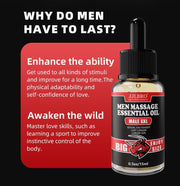 big XXXL Extra Power Strength Men Massage Essential Oil 30 ml