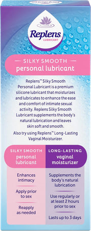 Replens Silky Smooth Personal Lubricant, 2.7 Fl Oz