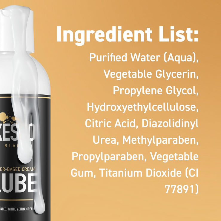 Water-Based Creamy Lube, Unscented 8.3 Fl Oz,