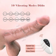 Premium Silicone Thrusting & Vibrating dildo – for Women & Couples