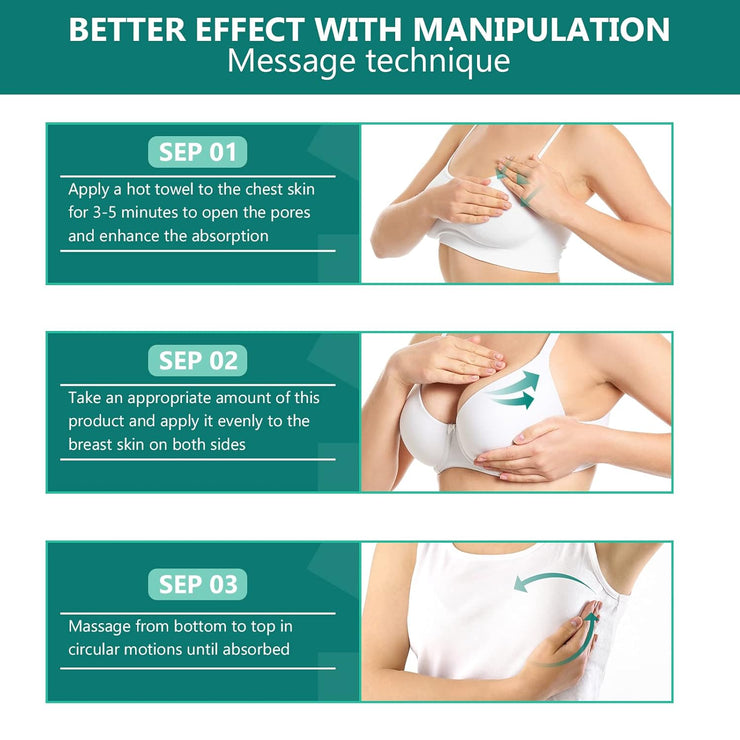 Rapid Action for Breast Growth Lifting and Firming, Gentle Formula Breast Enlargement Cream