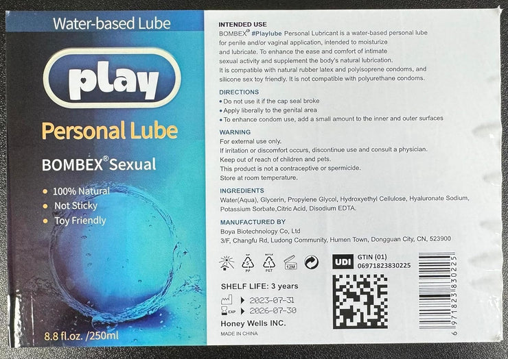Water Based Lube- Personal Lubricant,Sex Lube for Men, Women, and Couples