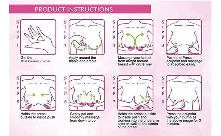 2 Pack Breast Enhancement Cream - Powerful Lifting & Plumping Formula