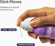 Silicone-Based Personal Lubricant - Hydrating Condom Compatible Lube for Men, Women.