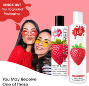 Wet Sexy Strawberry Premium Flavored Edible Lube for Men, Women