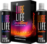 Lube Life Sensations  Kit Water Based Cooling & Warming Lubricant